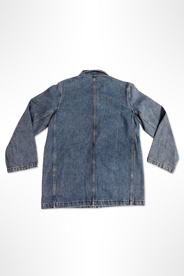 70s Style Denim Knot front Chore Jacket Selected By Ritual Vintage #1