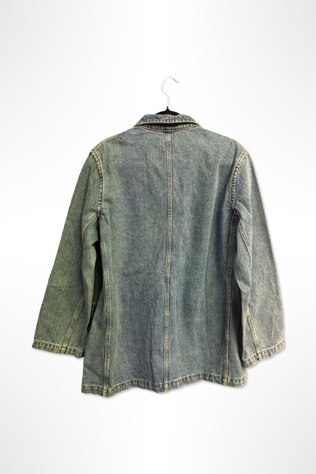70s Style Denim Knot front Chore Jacket Selected By Ritual Vintage #3