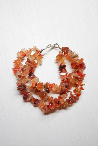Vintage Carnelian Multi-Strand Bracelet Selected By Moons + Junes Vintage