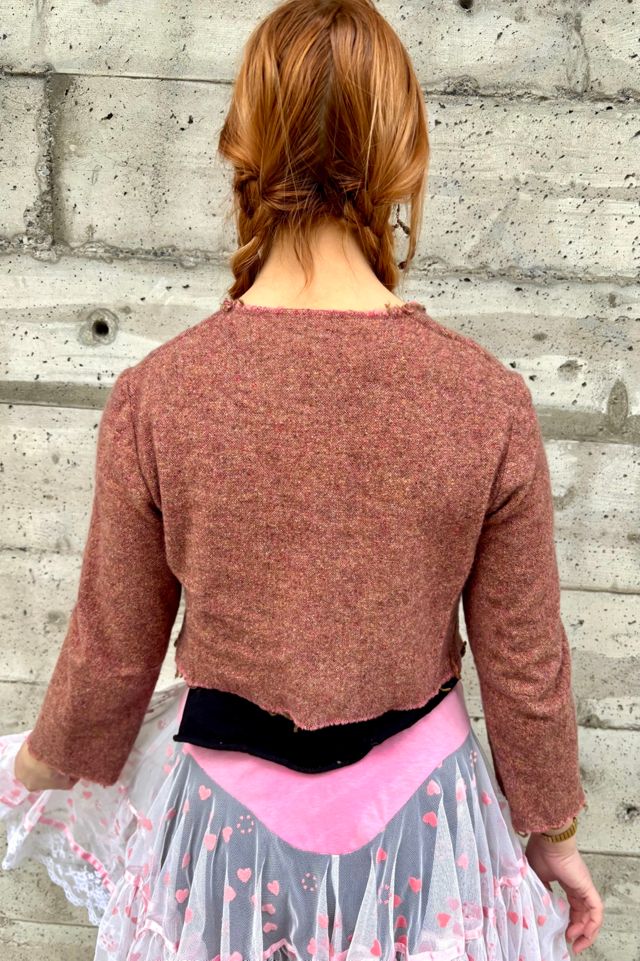 Vintage Dosa Pink Cashmere Bolero Selected by Nomad Vintage #2