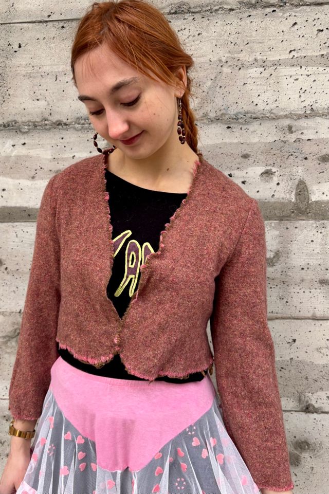 Vintage Dosa Pink Cashmere Bolero Selected by Nomad Vintage #3