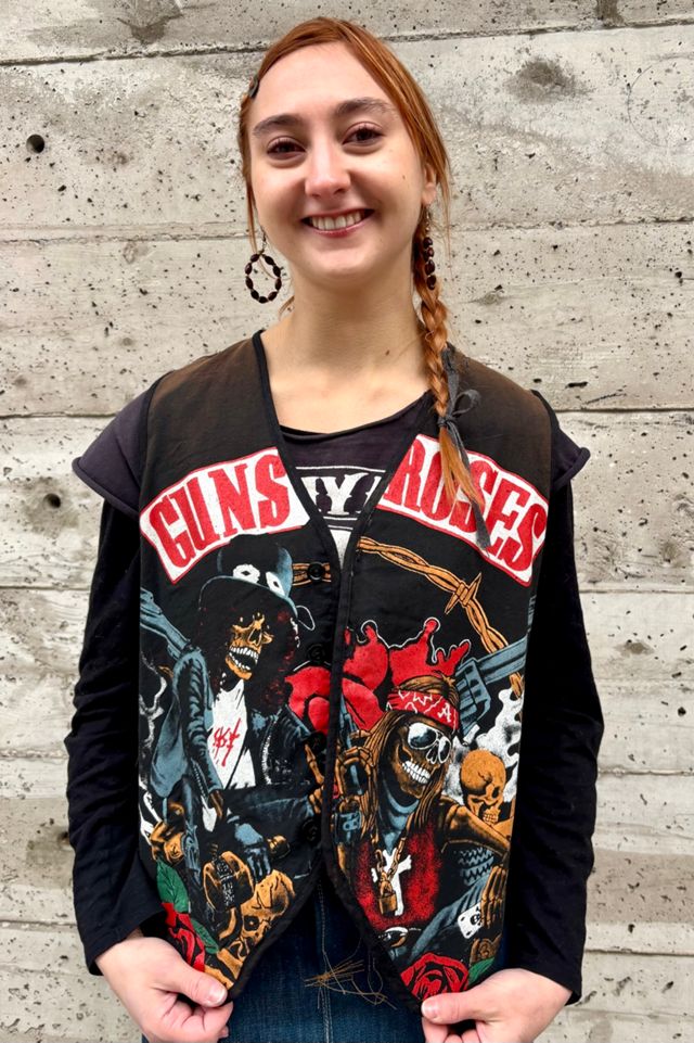 Unisex Vintage Guns & Roses Vest Selected by Nomad Vintage #3