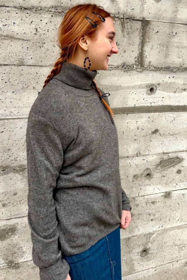 1980’s Cashmere Turtle Neck Sweater Selected by Nomad Vintage #3