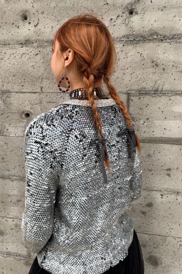 1960’s Silver Sequin Jacket Selected by Nomad Vintage #1
