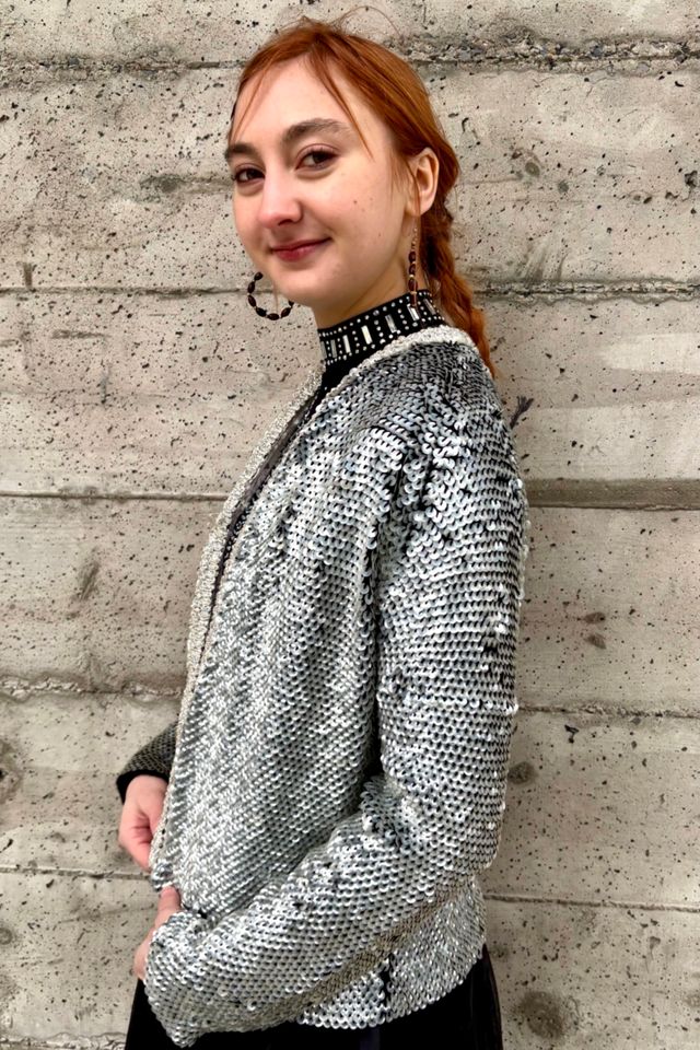 1960’s Silver Sequin Jacket Selected by Nomad Vintage #2