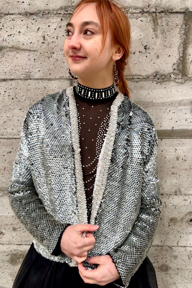 1960’s Silver Sequin Jacket Selected by Nomad Vintage #3