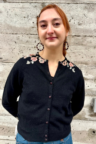 Vintage Saks Fifth Avenue Embroidered Cardigan Selected by Nomad Vintage