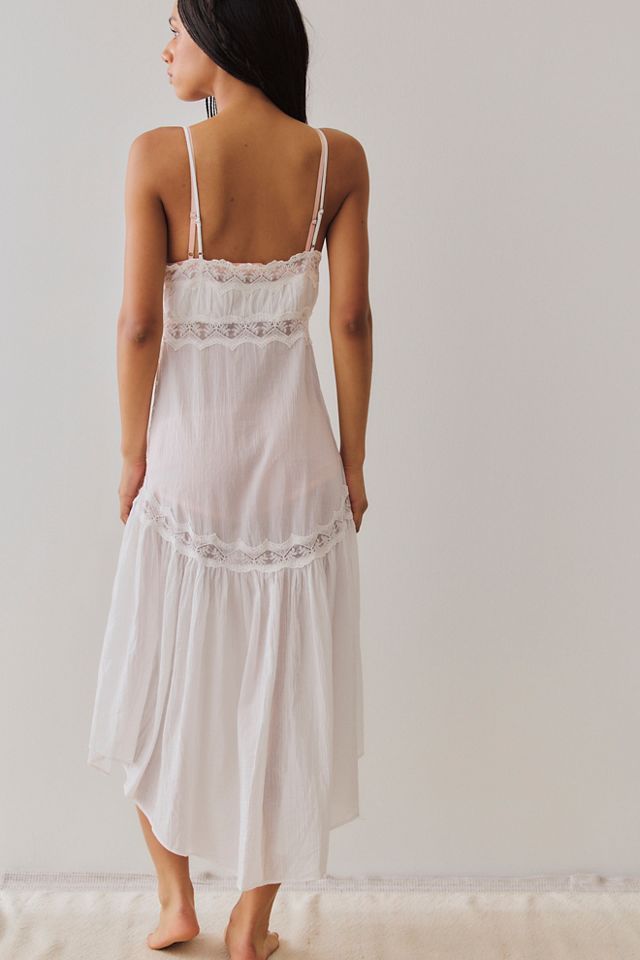 Key to My Heart Cotton Midi Slip Dress #1