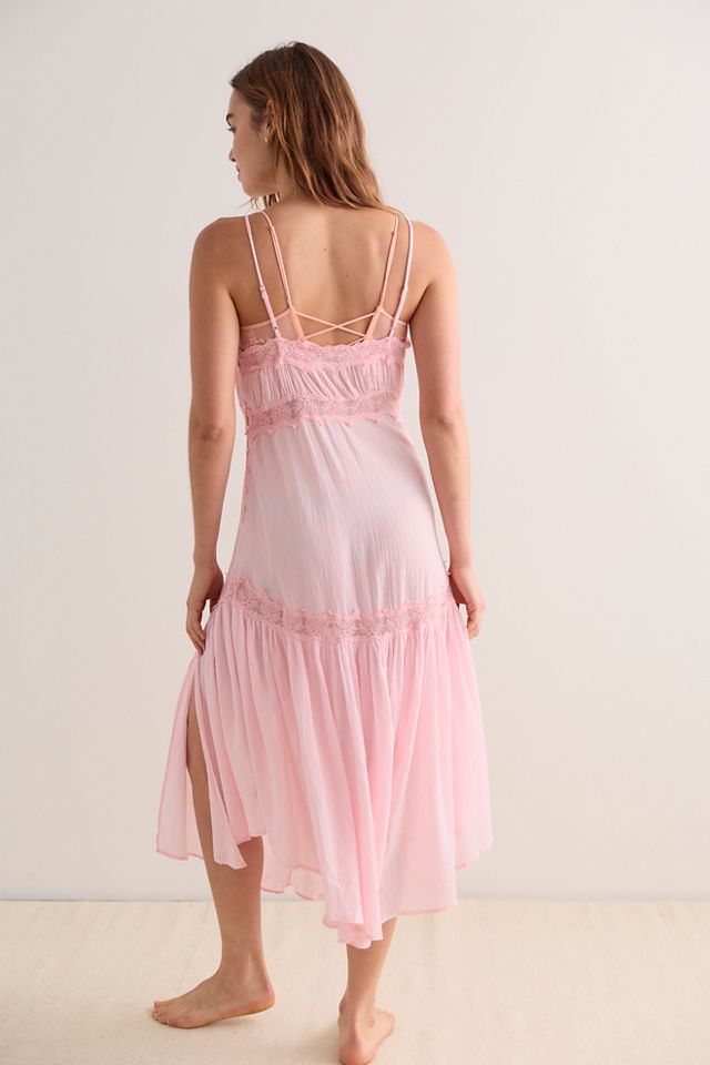 Key to My Heart Cotton Midi Slip Dress #2