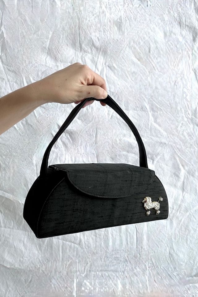 Vintage 1950s Deadstock Beaded Poodle Box Purse Selected by Cherry #3