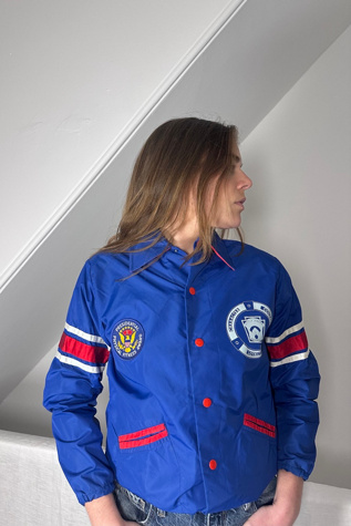 Vintage Youthful Windbreaker with Patches Selected by KA.TL.AK