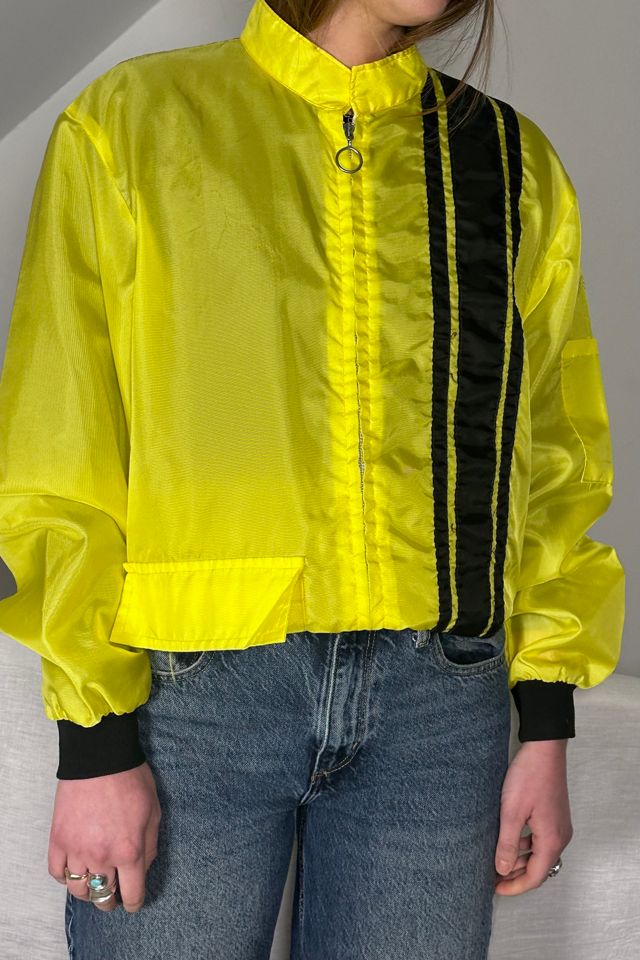 Vintage Bright and Racy Yellow Windbreaker Selected by KA.TL.AK #1