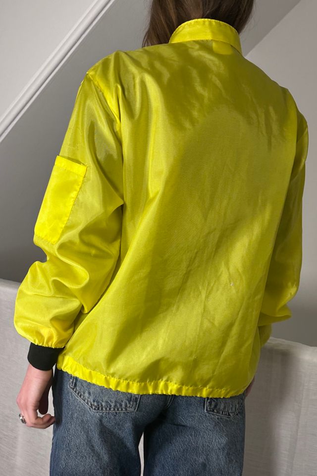Vintage Bright and Racy Yellow Windbreaker Selected by KA.TL.AK #2