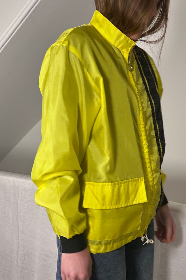 Vintage Bright and Racy Yellow Windbreaker Selected by KA.TL.AK #3