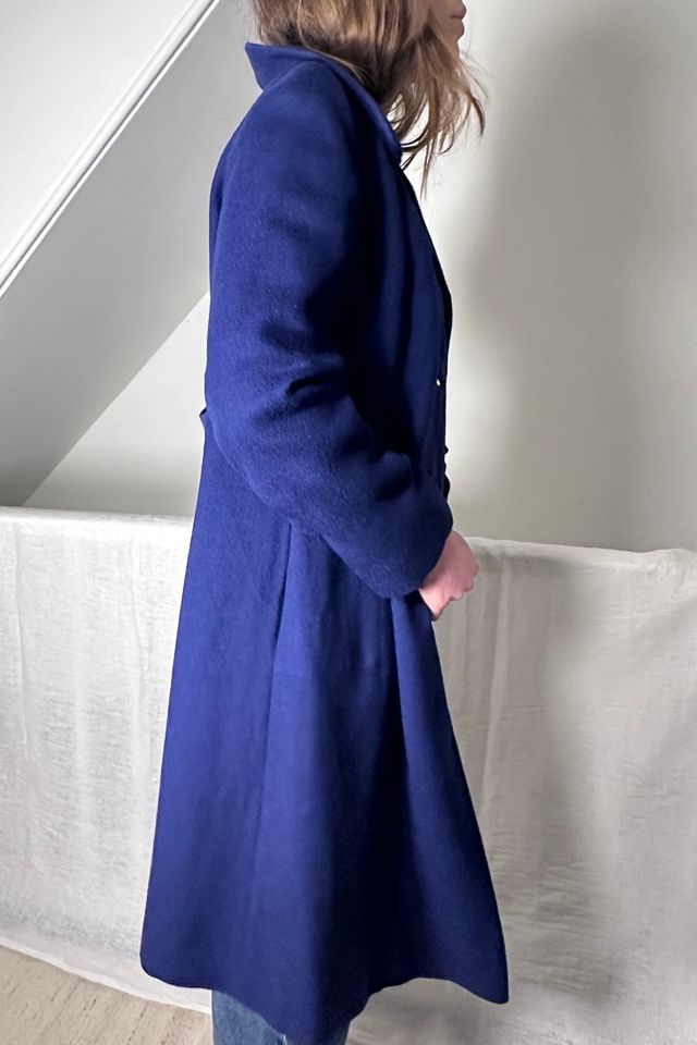 Vintage 1960's Shagmoor Deep Purple Wool Coat Selected by KA.TL.AK