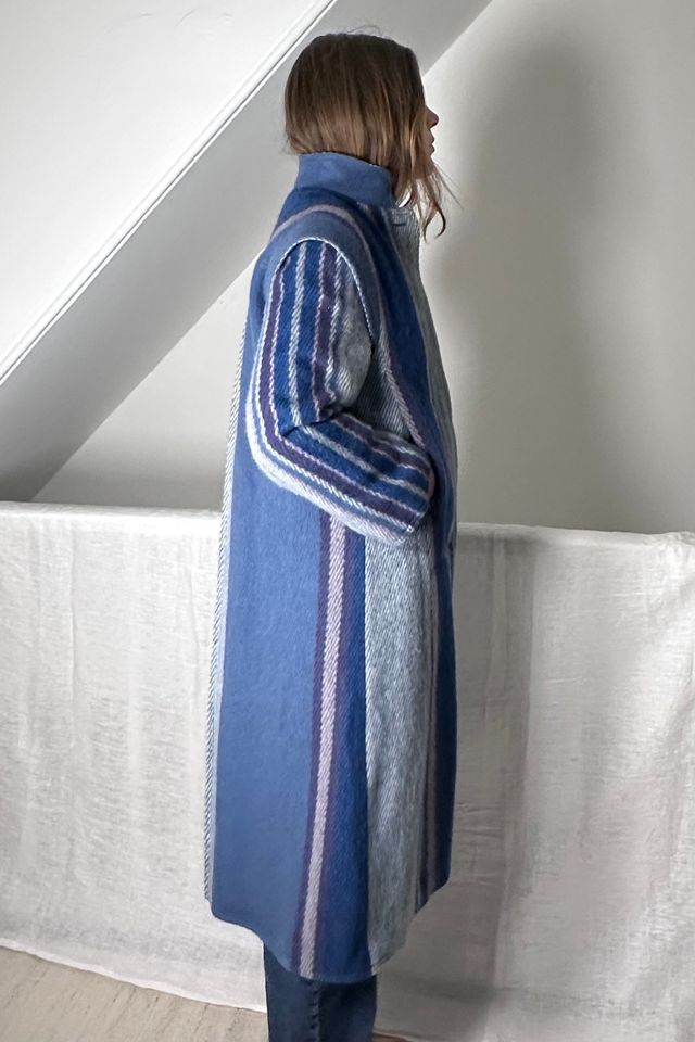 Vintage Classic Norwegian Anne Jo Wool Striped Coat Selected by KA.TL.AK #2