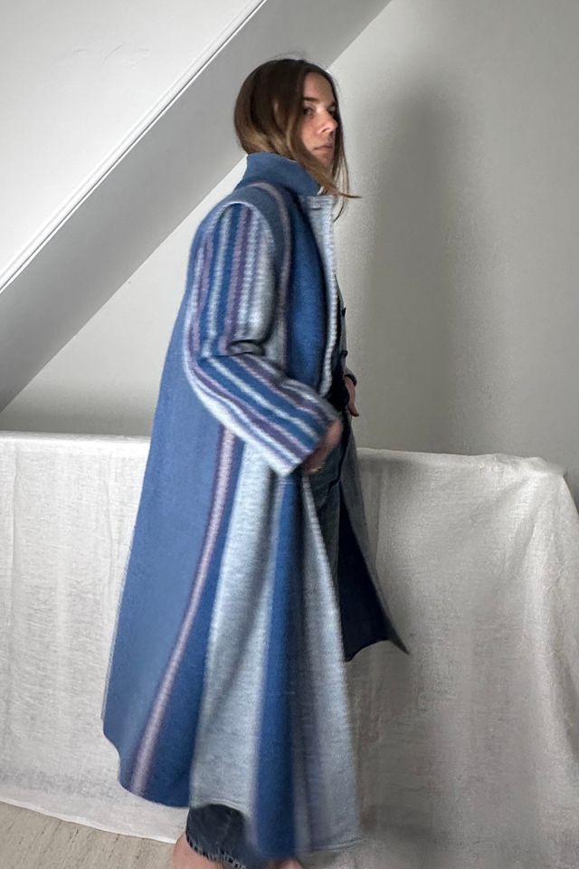 Vintage Classic Norwegian Anne Jo Wool Striped Coat Selected by KA.TL.AK #3