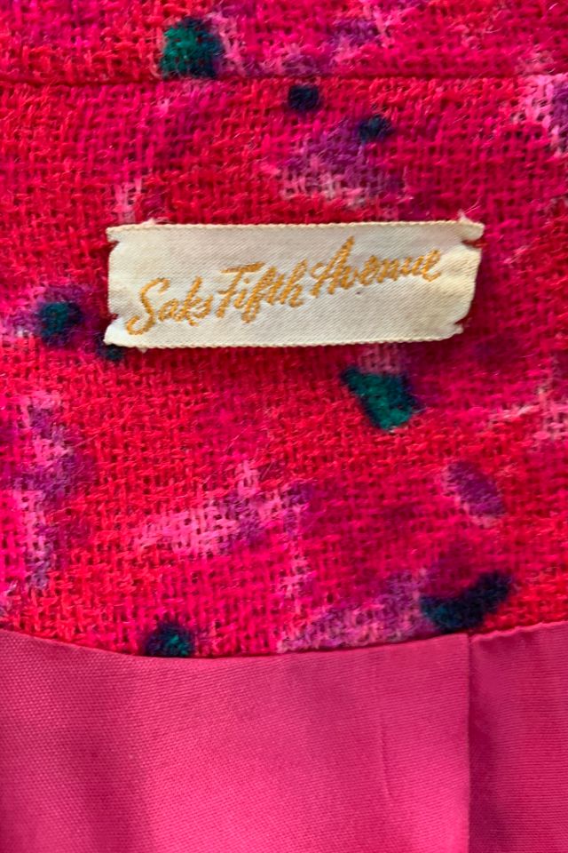Vintage 1950s Saks Fifth Avenue Floral Blazer Selected by SharpLilTeeth #2