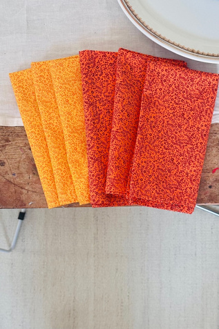Valdrome French Country Provence Cotton Napkins Selected by KA.TL.AK