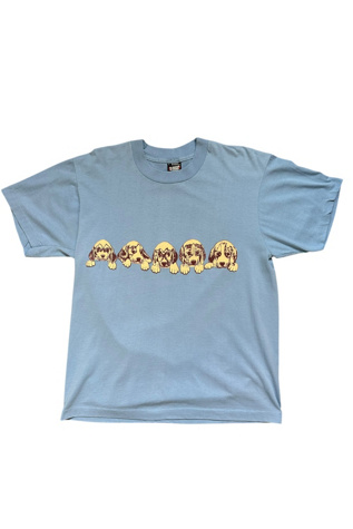 Vintage 1980s Puppy T Shirt Selected By Vintage Warrior