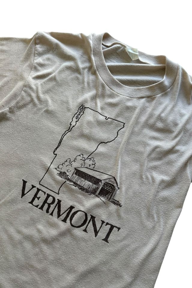 Vintage 1980s Vermont T Shirt Selected By Vintage Warrior #1