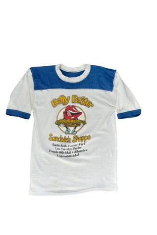 Vintage 1970s Belly Buster Sandwich T Shirt Selected By Vintage Warrior