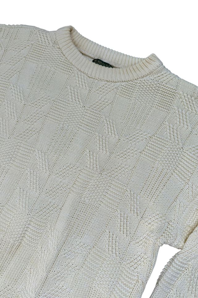 Vintage 1990s Mens Cotton Knit Sweater Selected By Vintage Warrior #1