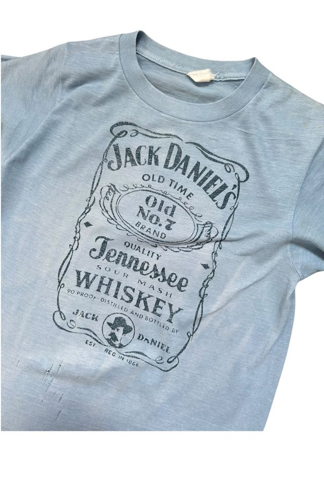 Vintage 1970s Jack Daniels Distressed  T Shirt Selected By Vintage Warrior #1