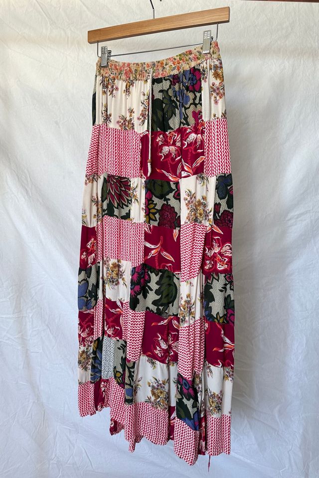 Vintage 1990s Floral Patchwork Maxi Skirt Selected by Grievous Angel Vintage #2