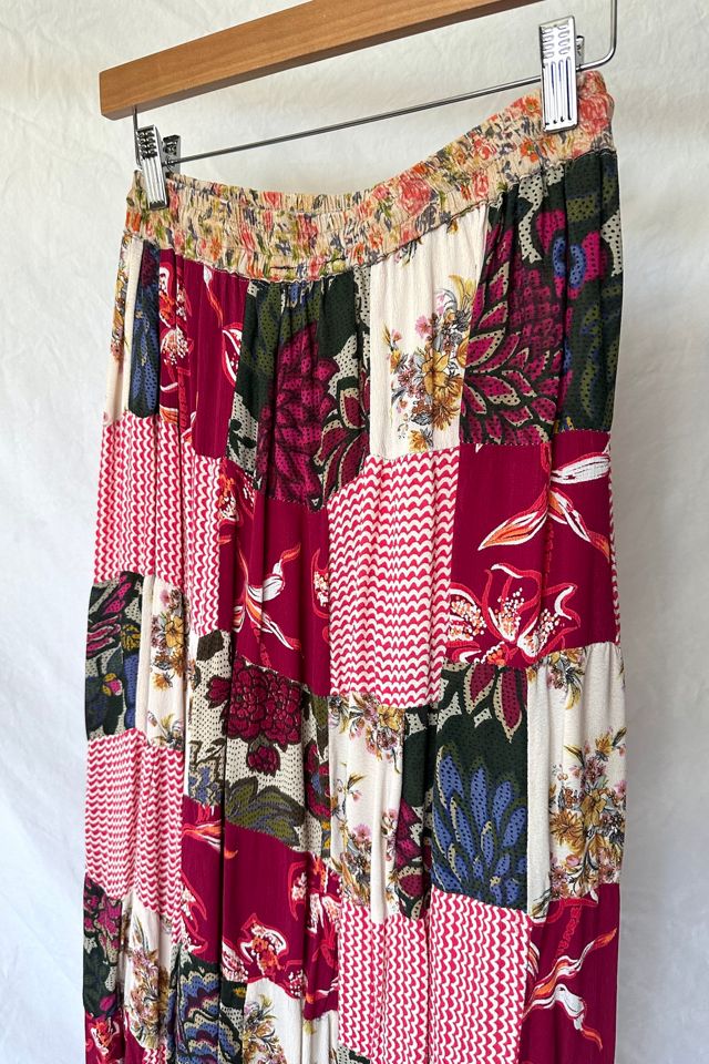 Vintage 1990s Floral Patchwork Maxi Skirt Selected by Grievous Angel Vintage #3