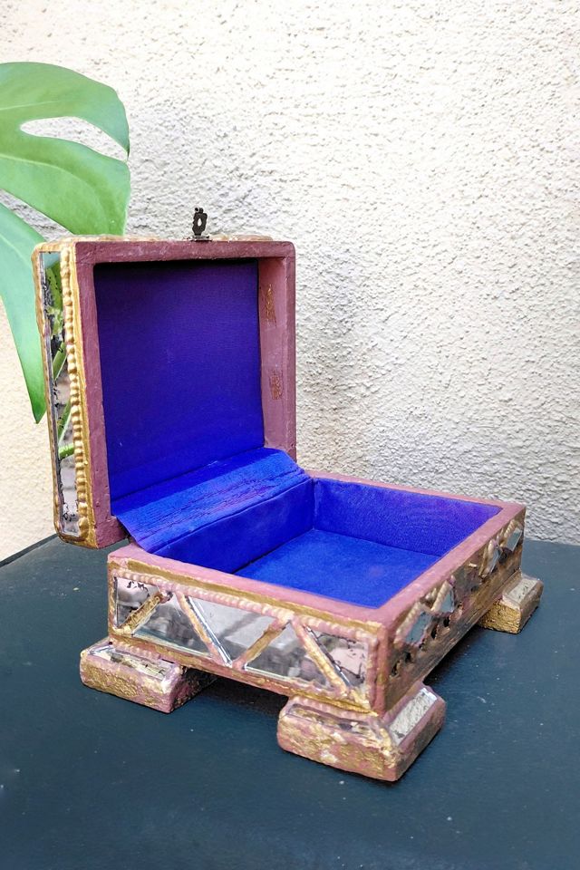 Mexican Mirrored Trinket Box Selected by Garbage Soup #1