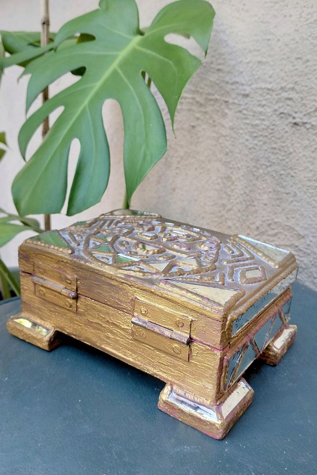 Mexican Mirrored Trinket Box Selected by Garbage Soup #2