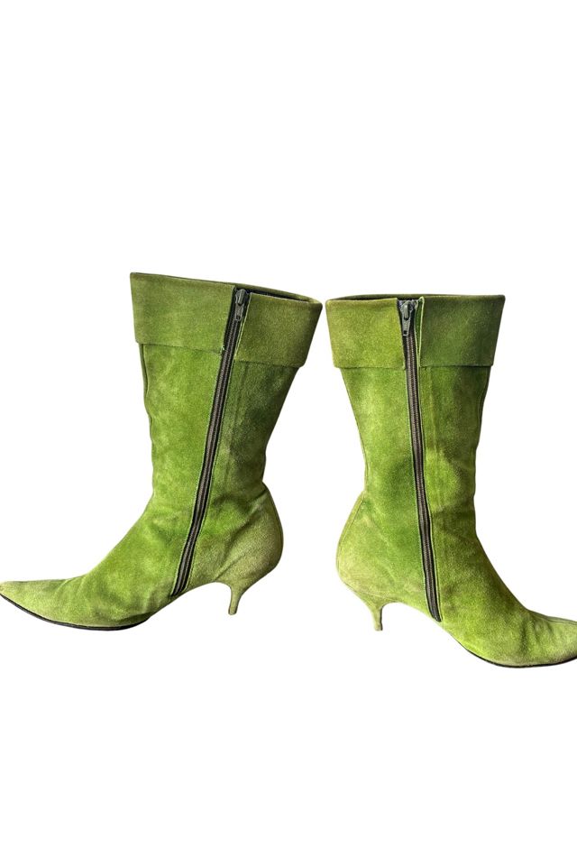 Marc Jacobs Green Suede Pirate Boots Selected by The Curatorial Dept. #2