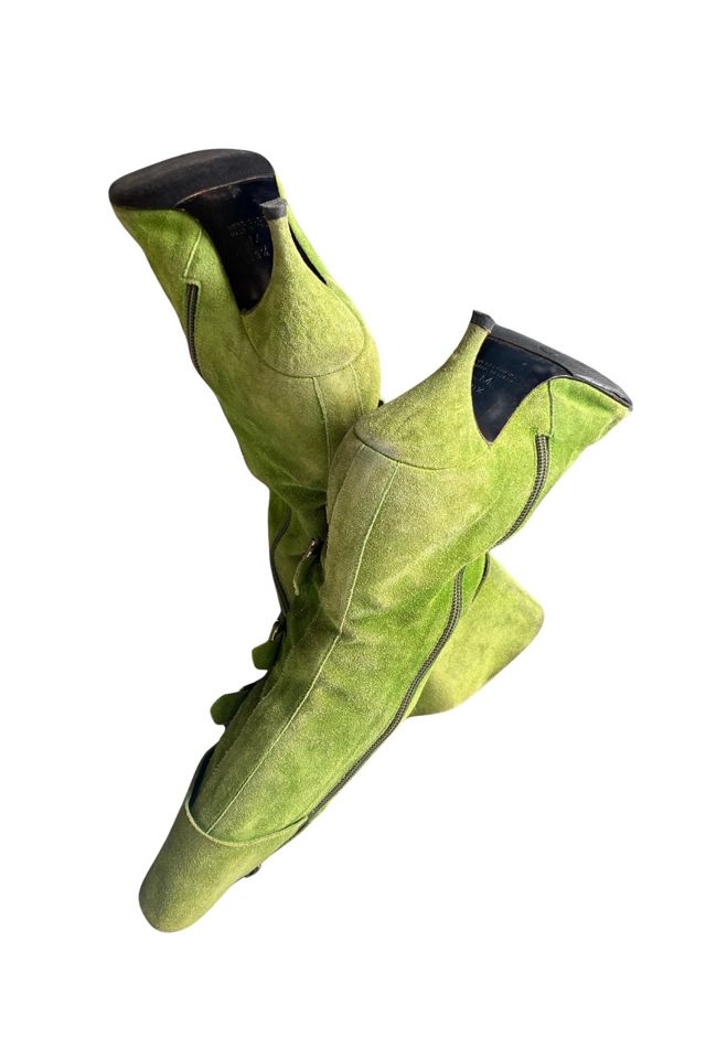 Marc Jacobs Green Suede Pirate Boots Selected by The Curatorial Dept. #3