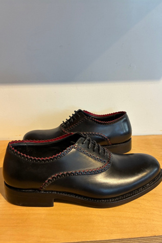 Alaïa Black Leather Saddle Shoes Selected by The Curatorial Dept.