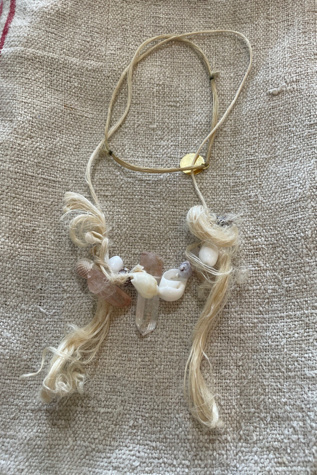 Cosmic Wonder Light Source Crystal/Shells Necklace Selected by The Curatorial Dept.