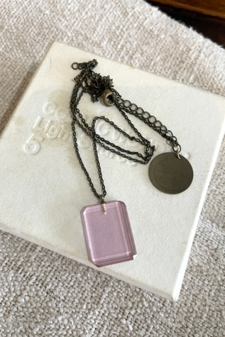 Cosmic Wonder Light Source Lavender Crystal Necklace Selected by The Curatorial Dept.