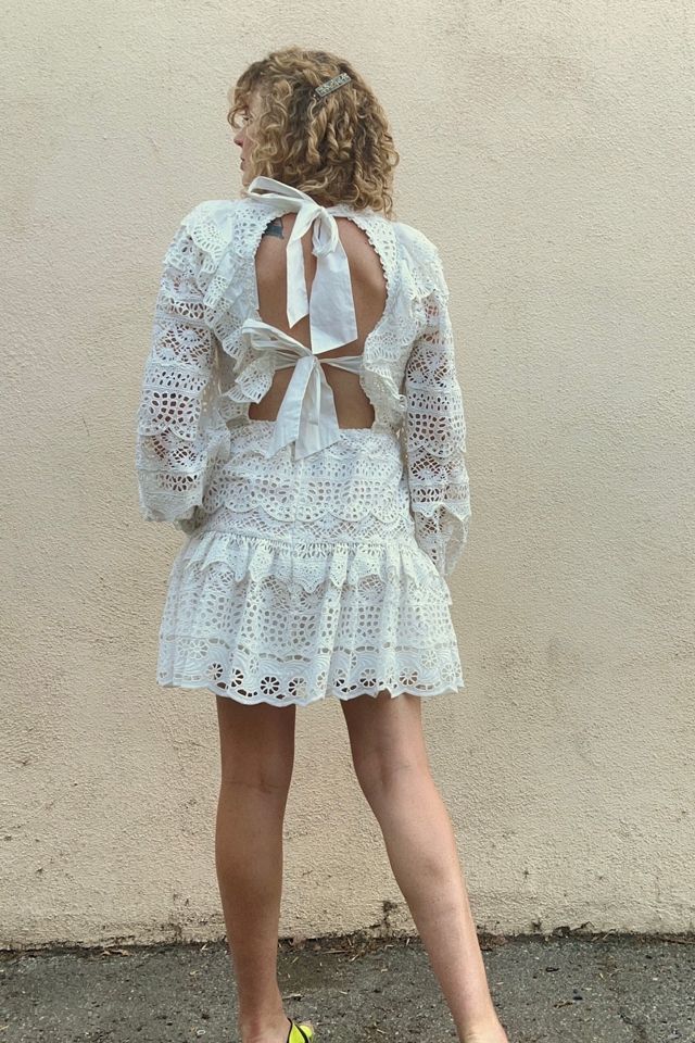 Sea New York Lace Open Back Dress Selected by The Curatorial Dept.