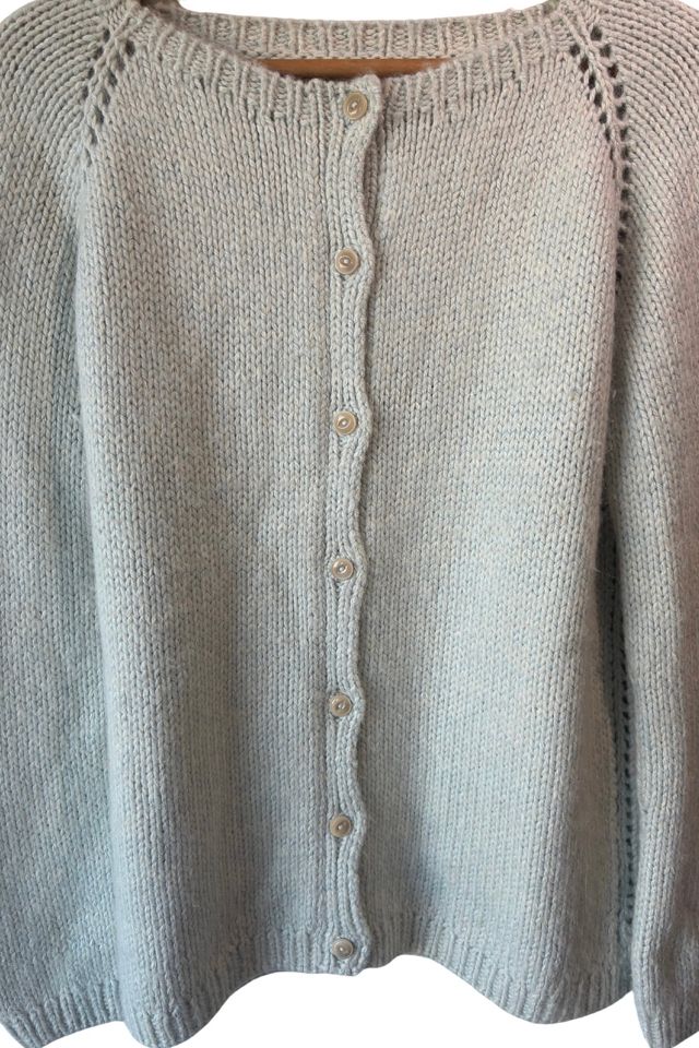 Dosa Light Blue Alpaca Knit Cardigan Selected by The Curatorial Dept. #2