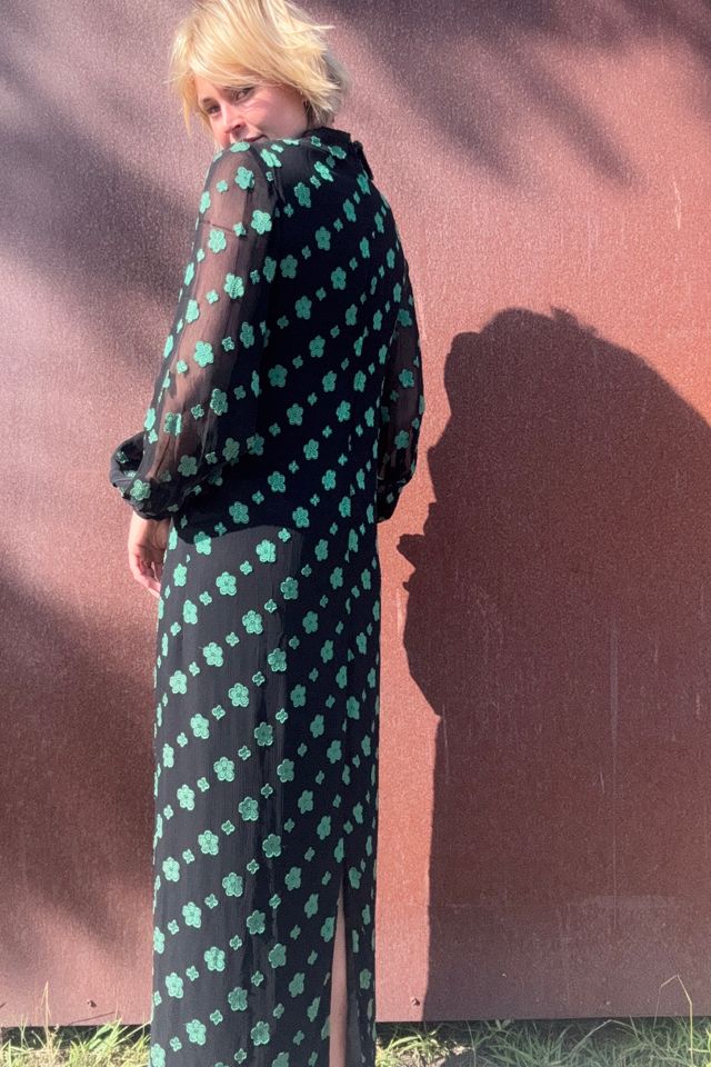 Vintage Jon Mandl 1960s Chiffon Maxi Dress Selected by Kikos Kloset #3
