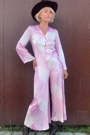Vintage 1970s Retro Jumpsuit Selected by Kikos Kloset