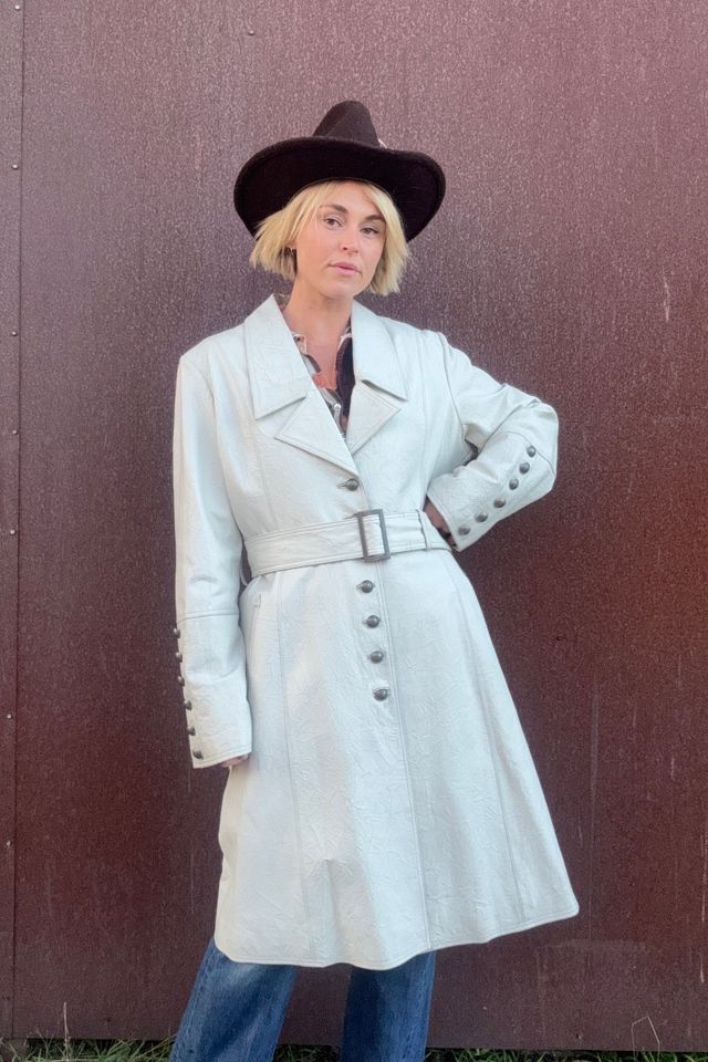 Vintage Leather Coat Selected by Kikos Kloset #1