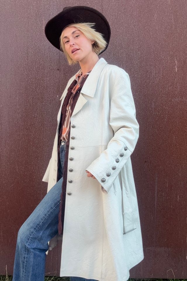 Vintage Leather Coat Selected by Kikos Kloset #2