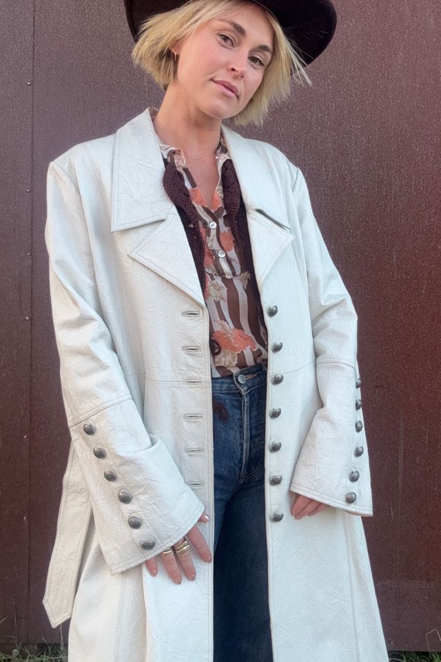 Vintage Leather Coat Selected by Kikos Kloset #3