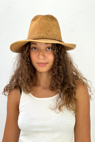 Vintage Henschel Skullys Suede Hat Selected by Anna Corinna