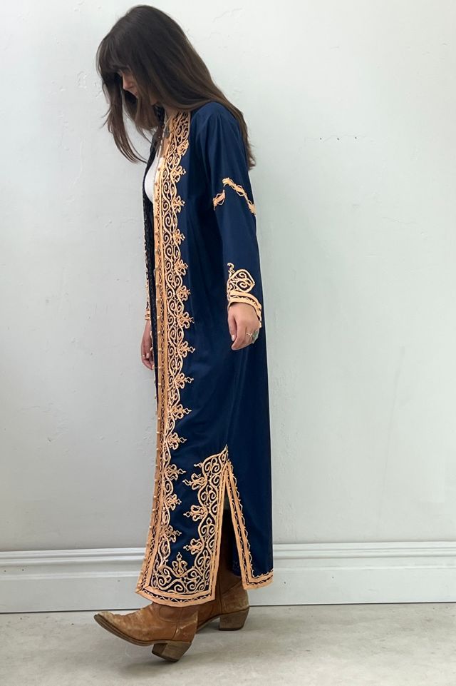 Vintage Embroidered Maxi Tunic Jacket  Selected by Anna Corinna #1