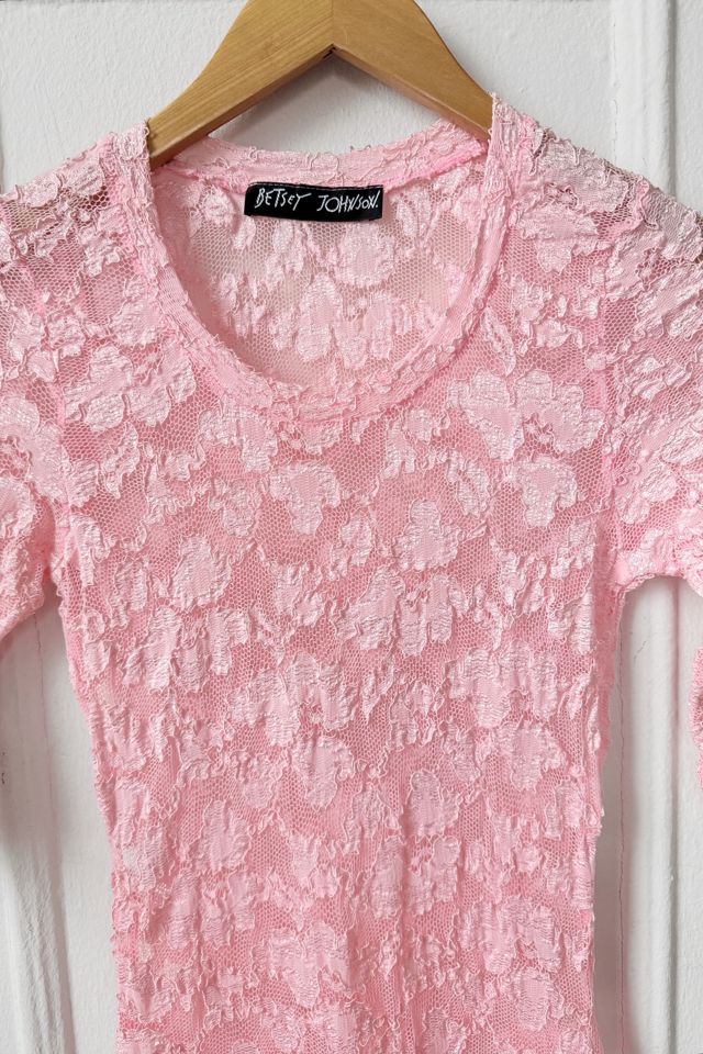 Vintage 90s Betsey Johnson Lace BodyCon Dress Selected by MARMALADE #1