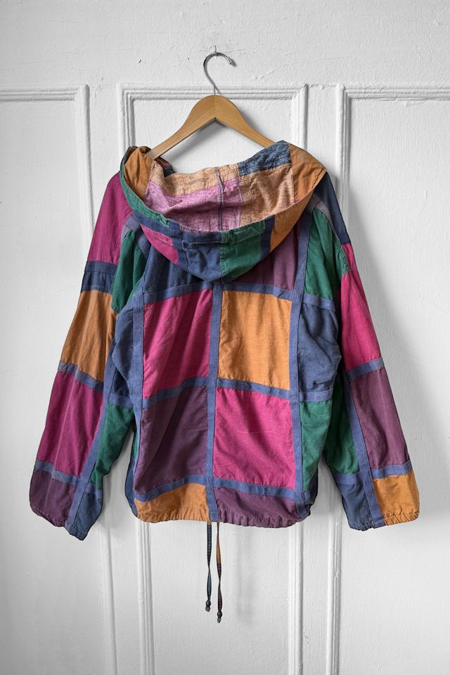 Vintage Oversized Cotton Patchwork Hoodie Selected by MARMALADE #1