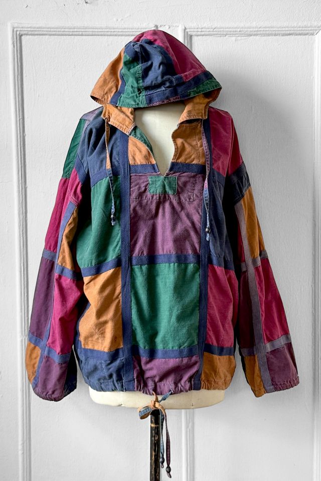 Vintage Oversized Cotton Patchwork Hoodie Selected by MARMALADE #2