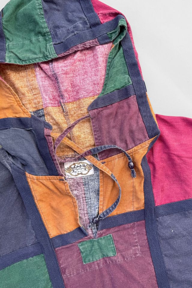 Vintage Oversized Cotton Patchwork Hoodie Selected by MARMALADE #3